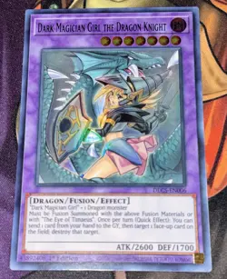 Yu-Gi-Oh! Dark Magician Girl the Dragon Knight - DLCS-EN006 - Alt - Green - LP - Image 2