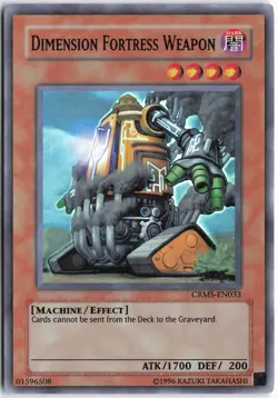 Yugioh - Dimension Fortress Weapon CRMS-EN033 Unlimited - Crimson Crisis - Image 1