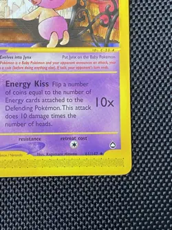 Pokemon Card - Smoochum Aquapolis 61/147 Uncommon LP+ - Image 4