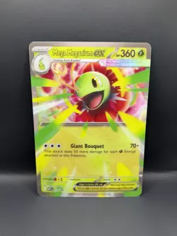 Mega Meganium 034 PROMO LENTICULAR JUMBO OVERSIZED Card Ascended Heroes Pokemon - Image 1