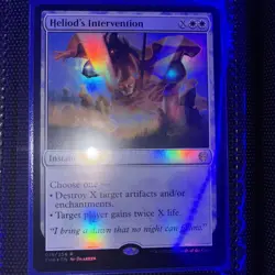 MTG [Heliod's Intervention] PROMO FOIL Theros Beyond Death #19 Rare NM/Unplayed - Image 1