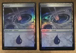 x2 Foil* Island - Edge of Eternities (EOE) Land 269 - NM MTG - Image 1