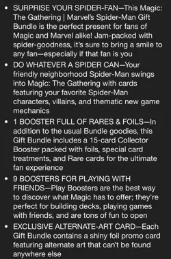 Magic: The Gathering MTG | Marvel's Spider-Man - Bundle: Gift Edition *PRESALE* - Image 4
