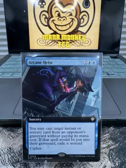 Arcane Heist Extended Art Near Mint MTG Outlaws Of Thunder Junction - Image 1