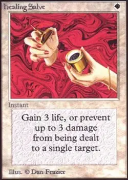 1 x Healing Salve - Beta - NM-Mint - MTG - Image 1