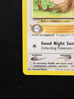 Igglybuff #36 Wizards Black Star Promo Rare Pokemon League TCG 2001 WoTC - Image 5