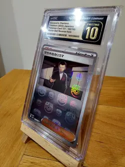 Pokemon Japanese Giovanni's Charisma 162 Master Ball CGC PRISTINE 10 💎no PSA - Image 1