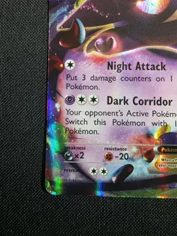 Pokemon Gengar EX Ultra Rare Holo 34/119 XY-Phantom Forces 170 HP Psychic - Image 5