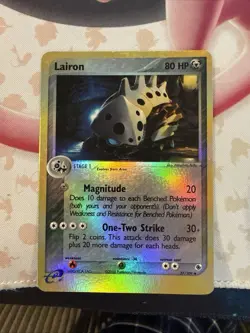 Lairon 2003 EX Ruby & Sapphire 37/109 Reverse Holo Pokemon NEAR MINT CONDITION - Image 4