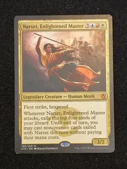 Narset, Enlightened Master 1x - Khans of Tarkir - MTG Magic the Gathering - MP - Image 1