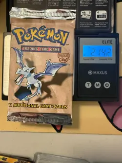 Pokemon Fossil Booster Pack Unlimited VERY HEAVY 21.42 - Image 1