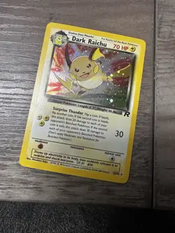 Pokemon Dark Raichu Secret Rare Holo 83/82 Team Rocket 70 HP - Image 1