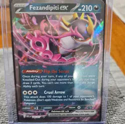 Pokemon Fezandipiti ex 142/217 Holo Full Art Ability ASCEN EX English - Image 1