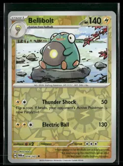 Pokemon Obsidian Flames 077/197 Reverse Holo - Bellibolt - Image 1