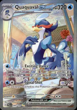 Quaquaval ex 260/193 Special Illustration Rare Paldea Evolved Pokemon Holo NM - Image 1
