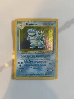 Pokemon TCG Blastoise 2/102 Base Set Holo Rare HP - Image 1