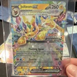 Jolteon ex 030/131 Prismatic Evolutions Stamp Promo Holo 260 HP English Pokemon - Image 1