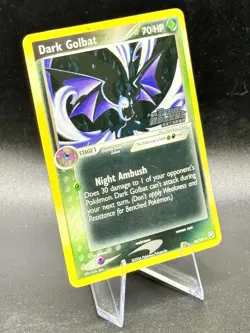Dark Golbat 34/109 Stamped Pokemon EX Team Rocket Returns Reverse Holo LP/MP - Image 1