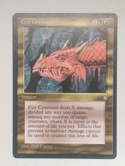 Fire Covenant - Ice Age (ICE) - Magic: The Gathering - MTG - NM - Image 1