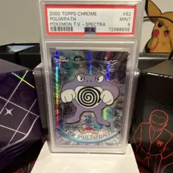 2000 Topps Chrome Pokemon Spectra Poliwrath #62 PSA 9 - Image 1