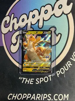 Pokemon Pokemon Go Dragonite V Black Star Promo Holo Stamped #SWSH235 - Image 1