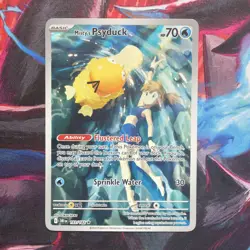 Pokemon TCG Misty's Psyduck Destined Rivals 193/182 Illustration Rare - Image 1