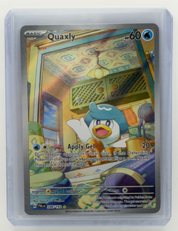 Pokemon TCG Quaxly 206/193 – Paldea Evolved – Illustration Rare – NM - Image 1