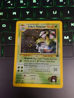 2000 Pokemon Erika's Venusaur 4/132 - Gym Challenge Unlimited Holo - NM - Image 2