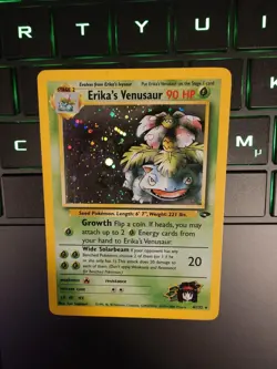 2000 Pokemon Erika's Venusaur 4/132 - Gym Challenge Unlimited Holo - NM - Image 3