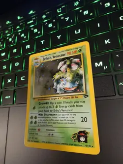 2000 Pokemon Erika's Venusaur 4/132 - Gym Challenge Unlimited Holo - NM - Image 4