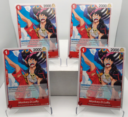 Monkey D. Luffy Playset - ST23-004 x4 - Starter Deck 23 - One Piece TCG - Image 1