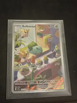 Bulbasaur 143/142 Illustration Rare Stellar Crown Pokemon Card Pack Fresh - Image 1