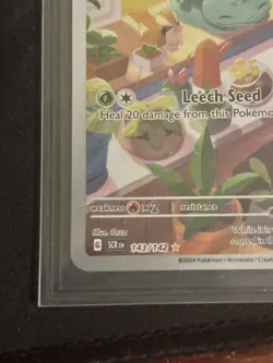 Bulbasaur 143/142 Illustration Rare Stellar Crown Pokemon Card Pack Fresh - Image 3