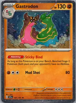 Gastrodon - (Cosmos Holo) Promo Miscellaneous Cards & Products 107/191 LP - Image 1