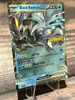 Black Kyurem ex 048/191 Surging Sparks Stamped Promo Pokemon Card NM - Image 2