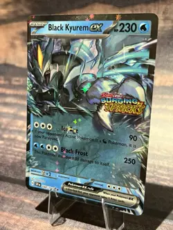 Black Kyurem ex 048/191 Surging Sparks Stamped Promo Pokemon Card NM - Image 3