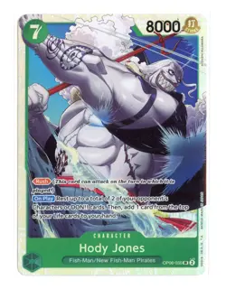 Hody Jones OP06-035 SR One Piece Wings of the Captain Card - Image 1