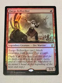 Zurgo Bellstriker Prerelease Cards Foil - Image 1
