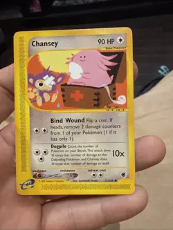 Pokemon TCG Chansey #72 Nm Expeditions Pokemon Card - Image 1