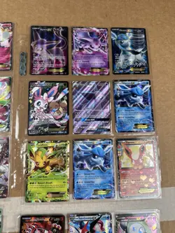 2013-2017 Pokemon EX Holo Gardevoir Umbreon Sylveon Leafeon Flareon 26 Card Lot - Image 3