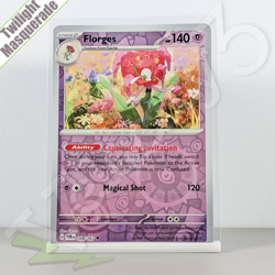 Pokemon TCG Card - Florges 88/167 Reverse Holo | Twilight Masquerade (2024) TWM - Image 1