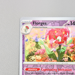 Pokemon TCG Card - Florges 88/167 Reverse Holo | Twilight Masquerade (2024) TWM - Image 3