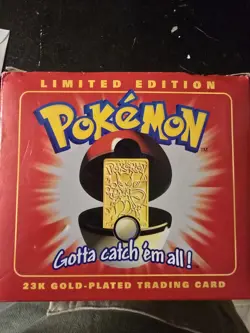 SEALED MEWTWO 1999 Burger King Pokemon 23K Gold Card Poke Ball Box - Image 2