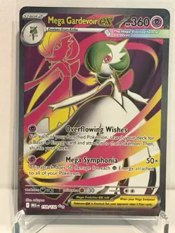 Pokemon TCG Mega Gardevoir EX 159/132 ME01 Mega Evolution Ultra Rare Holo Card - Image 1