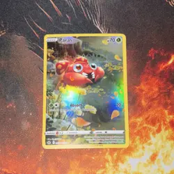Pokemon Paras GG32/70 Crown Zenith Galarian Gallery Ultra Rare Holo 70 HP Card - Image 1