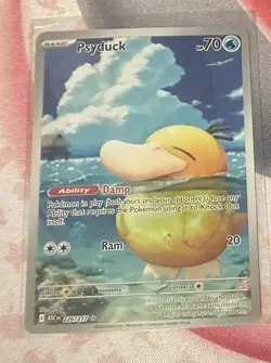 Pokemon TCG Psyduck Ascended Heroes Illustration Rare 226/217 Near Mint Card - Image 1