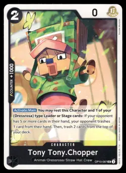 TONY TONY.CHOPPER (087) OP10-087 ROYAL BLOOD RELEASE EVENT CARDS ONE PIECE NM - Image 2