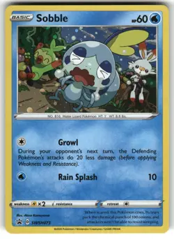Sobble SWSH073 SWSH: Sword & Shield Promo Cards NM Pokemon Card TCG - Image 1