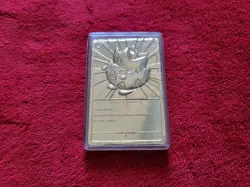 Pokemon 23k Gold Plated Togepi Trading Card 1999 Burger King. PRE-OWNED - Image 1