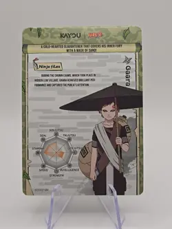 Naruto Kayou English Series 2 Card - Gaara - NRSA02-UR-012L3 - Image 2